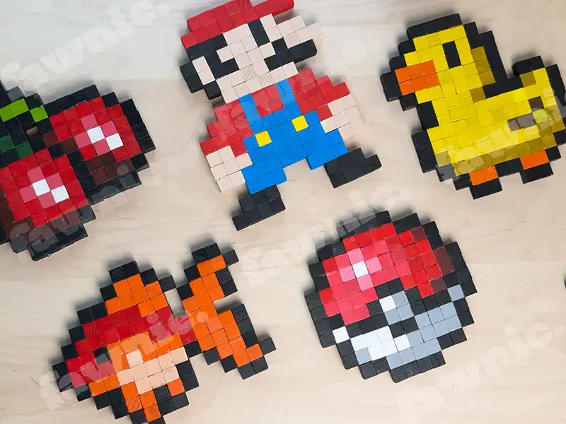 Pixel Art Ahşap Tablo Yapımı